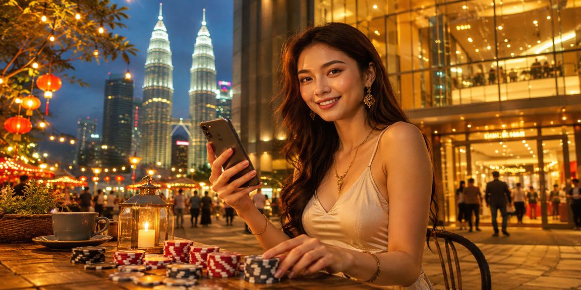 Pengguna Kuala Lumpur menikmati pengalaman kasino mudah alih yang moden