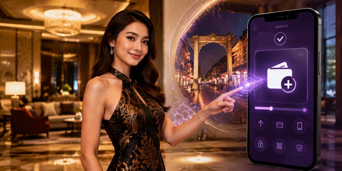 Pemain membuat deposit untuk 4D di Melaka